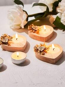 1/50/100 szt. spersonalizowanych świeczników ślubnych z tekstem, spersonalizowane stojaki na świece z żywicy w kształcie pnia drzewa, zestaw prezentowy dla druhny, świeczniki na stół, dekoracja stołu na przyjęcie, na święta, rocznicę, wielofunkcyjne, trwałe, ozdobne, wielokrotnego użytku, wykwintne, stylowe, wysokiej jakości, kolorowe, nowoczesne, niestandardowe, spersonalizowane, niepowtarzalne, na Walentynki, Dzień Matki, urodziny, Dzień Ojca, ukończenie szkoły, wesela, parapetówkę