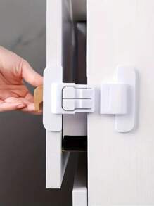 2/4/6pcs Children Safety Locks, Fridge Door, Drawer, Drinking Water Dispenser Anti-Open Lock, No Drilling Required, Convenient To Use, Widely Applicable, Baby Safety Anti-Open Lock