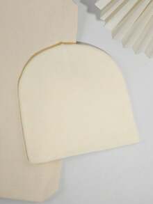 男女通用马卡龙色纯色针织便帽，Y2K 街头潮流亚克力帽秋季装