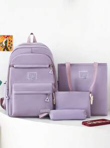 Multiple Combinations Of Women's Bags With Multiple Pockets And Zippers, Suitable For Daily Use, Commuting, Outdoor Activities, Accommodating Laptops, Backpacks Suitable For College Students, Teen Boys And Girls, Perfect For University, Business, Work, Commuting High School, Outdoor, Hiking, Travel, Rock Climbing, Sports Fields, Sports, Outings, Back To School, Street And Japanese Style Backpacks