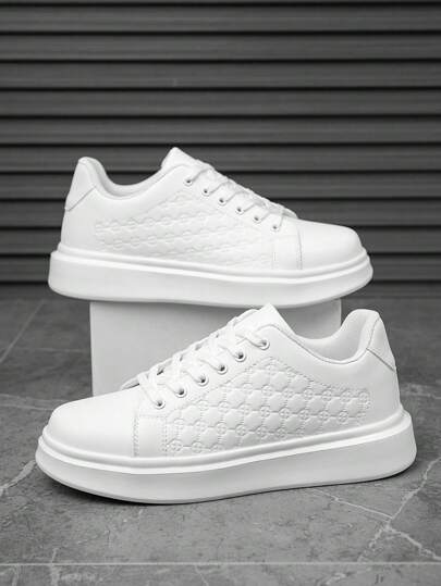 (El tamaño es pequeño) Zapatos casuales de skateboard de puntera redonda con cordones, de estilo universitario, versátiles y cómodos para uso diario, para adolescentes y parejas, ideas de regalo del Día de San Valentín, en talla grande, de color negro y blanco con diseño de patchwork