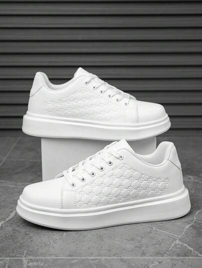 (Tamanho pequeno) Tênis masculino clássico preto e branco patchwork cano baixo bico redondo cadarço casual skate, estilo universitário versátil calçados baixos confortáveis para adolescentes e casais, tamanho grande ideias para o dia dos namorados