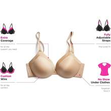 Maidenform Women's Everyday Full Coverage Cushioned Underwire Bra - Chestnut - View 7