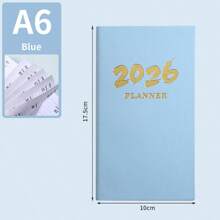 Cross Border 2026 English Schedule Book, 365 Day Time Management, Daily Plan Book, Pocket Notebook, Efficiency Manual,For School Supplies,Back To School