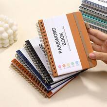 1pc Simple Password Book, Minimalist 56 Sheets/112 Pages ,Advanced Address Password Manager With Website Password Quick Access Username And Password Storage Perfect For Home Office Internet Computer Logins, Great Holiday Gifts Back To School - Multicolor - View 2