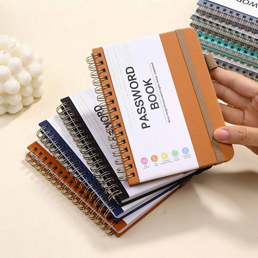 1pc Simple Password Book, Minimalist 56 Sheets/112 Pages ,Advanced Address Password Manager With Website Password Quick Access Username And Password Storage Perfect For Home Office Internet Computer Logins, Great Holiday Gifts Back To School