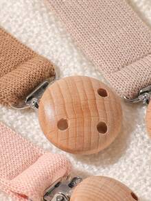 1 szt. Spersonalizowany klips do smoczka dla niemowląt, uroczy nadruk w kropki, wzory dostosowane dla chłopców i dziewczynek, spersonalizowany klips do smoczka dla niemowląt, uniwersalny, uspokajający klips, odpowiedni na Halloween, chrzest, Święto Dziękczynienia, prezenty świąteczne, baby shower, dekoracje rodzinne, prezenty, swobodna, uliczna elegancja