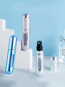 1/4件夏季香水瓶高级便携式化妆品瓶男女香水分装喷雾瓶细腻水雾可重复使用迷你底部灌装香水分装工具适合旅行便携5ml - 彩色 - 查看 5