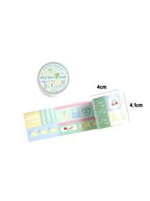 1 Roll Of Cute Illustration Die Cut Craft Decorations, Doodle Small World Series, Suitable For Gifts, Office, Home, Marking, Labels, Classroom, Entertainment Toys, Student Planner, Creative Vintage Decoration Stickers, DIY Fun, School Supplies,Back To School