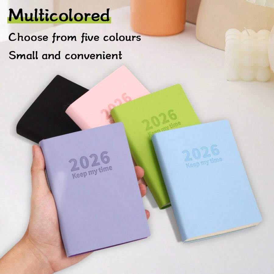 A6/2026 全新 365 天每日计划笔记本，400 页 5.6 英寸 X 4.2 英寸待办事项列表记事本，适合女性/男性，提高工作效率，可用作学校用品，返校