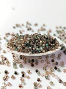 1200 颗玻璃种子珠套件，用于珠宝制作，2 毫米 11/0 优质透明渐变喇叭珠，25 种颜色可选，20 克/包，均匀耐用的散珠，适合 DIY 制作，适用于手链、编织首饰、刺绣、项链、耳环、戒指 - 送给家人和朋友的绝佳礼物 - 1200 20 公克 2mm 超優透明暈染米珠 - 查看 20