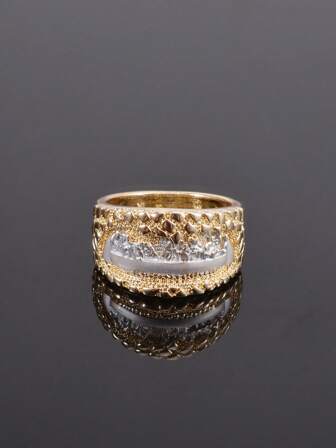 1pc Last Supper Ring, Retro Elegant Style, Couple's Ring Suitable For Men And Women, Holiday Gift.