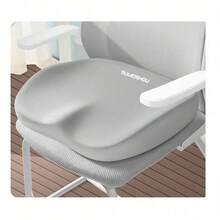 1 pieza Nuevo cojín de asiento con espuma de memoria gruesa, proporciona un apoyo cómodo para la cintura y las caderas, perfecto para largas horas de estar sentado en la oficina y para estudiantes. Cojín de silla, cojín de oficina, cojín de silla, cojín, cojín de silla de juegos - Multicolor - Ver 2