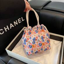 New Fashionable Cute Cartoon Waterproof Cloth Handbag, Sweet Elegant Tote Bag For Women