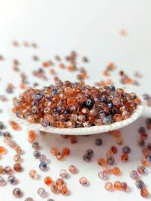 1200 颗玻璃种子珠套件，用于珠宝制作，2 毫米 11/0 优质透明渐变喇叭珠，25 种颜色可选，20 克/包，均匀耐用的散珠，适合 DIY 制作，适用于手链、编织首饰、刺绣、项链、耳环、戒指 - 送给家人和朋友的绝佳礼物 - 1200 20 公克 2mm 超優透明暈染米珠 - 查看 22