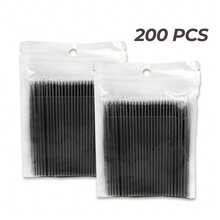 Waloshow 100 片/包一次性睫毛湿巾棒，睫毛延长清洁工具 - 彩色 - 查看 18