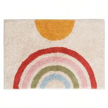 RAINBOW Pattern Bath Rug Tufted Bathroom Rug Bathroom Dr - Set of 1 - View 4