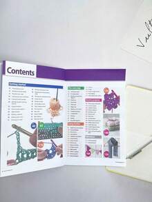 1pc Crochet Handbook For Beginners: Quickly And Easily Master Impressive Crochet Patterns In 3 Days, Making It A Great Gift For Crochet Lovers - Colorful Crochet Book With Detailed Instructions And Illustrations, Ideal For Crafters, Knitting Enthusiasts, And Yarn Art Novices,School Supplies,Back To School