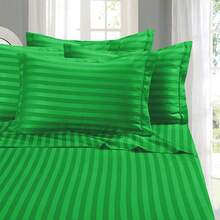 Elegant Comfort, Softest, Coziest 6-Piece Sheet Sets! 1500 Hotel Quality Luxurious Wrinkle Resistant Damask Stripe Bed Sheet Set, Black - Bedding 2025 - Emerald Green - 查看 10