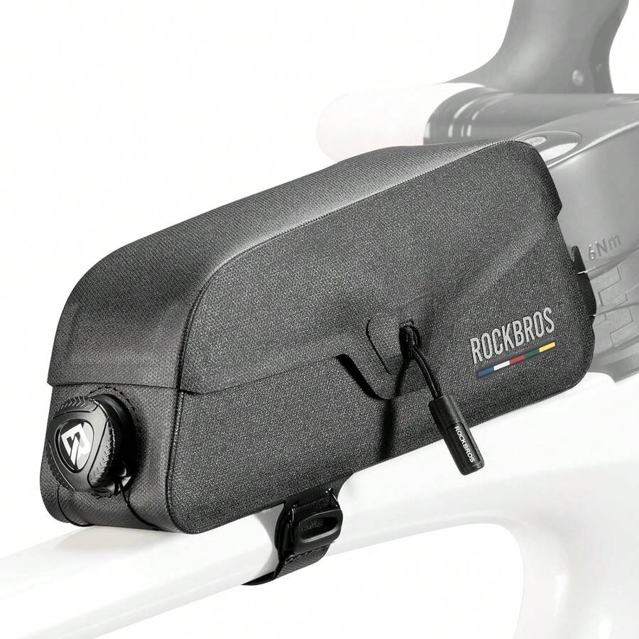 Bolsa para tubo superior de bicicleta de carretera, impermeable al 100%, magnética y ligera para bicicleta de carretera, MTB, gravel y e-bike