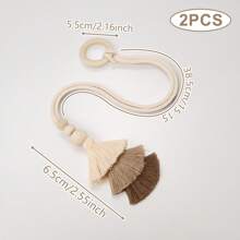 2PCS/SET Modern Tassels Curtains Buckle Minimalist Style Curtain Ties Home Accessories For Birthday Gifts New Year's Gifts