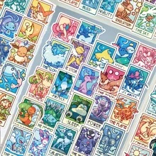pokemon Pokémon Decorative Stickers, Computer Stickers, Luggage Anti-Lost Stickers, Party Gifts & Surprise Gifts, Birthday Gifts, Manga Fan Collectible Stickers, Suitable For All Ages