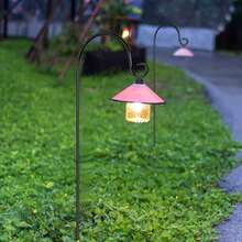 4Pcs Shepherds Crook Hooks 100cm, Adjustable Metal  Hangers Garden Plant Hooks - Perfect For Hanging Bird Feeders, Lamps, Solar Lights, And Garden Decorations - Ideal For Outdoor  Weddings, And Backyard Decor - Black - View 9