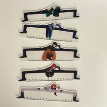 Jujutsu Kaisen 1pc Anime Jujutsu Kaisen Inspired Gojo Satoru Long Legs Design Creative Ruler, High Quality Stationery Supplies, School Essentials School Supplies,Back To School