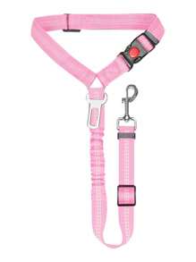 1 pieza Correa retráctil de seguridad para perro para el coche, arnés resistente para perros - Esencial familiar ideal para mascotas