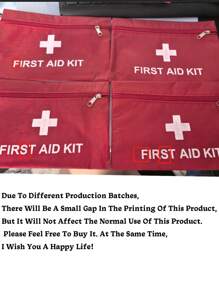 حقيبة إسعافات أولية منزلية، من الصليب الأحمر، مناسبة للمنزل والرحلات التخييمية والاستكشاف وحالات الطوارئ الطبية في الحرم الجامعي، معدات طوارئ أساسية، محمولة ومتينة (!!!! الحقيبة فقط هي المنتج الفعلي، بقية الصور مجرد أكسسوارات لا يتم توفيرها، يرجى الانتباه أثناء الطلب)