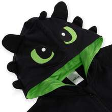 How to Train Your Dragon Boys Hoodie, Toothless Kids Hoodie, Dragon Hooded Sweatshirt - Black - View 8
