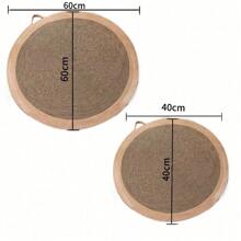 Cat Scratching Device Cat Scratching Pad Cattail Or Hemp Rope Does Not Sting Hand Woven Natural Cattail Fragrance Suitable For Living Room Bedroom Balcony.