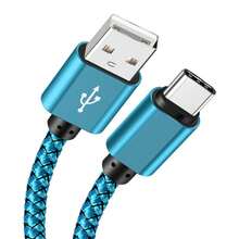 C Charger Cable 60w Fast Charging USB Type C Cables Nylon Braided USB A To USB C Android Charger Cord Compatible With Samsung Galaxy S25 S24 S23 S22 S21 S20 Ultra S20+ Note 20 10 S10 S9 Plus A12 A11 A52 OnePlus Pixel 6 5 4 4a 3a XL
