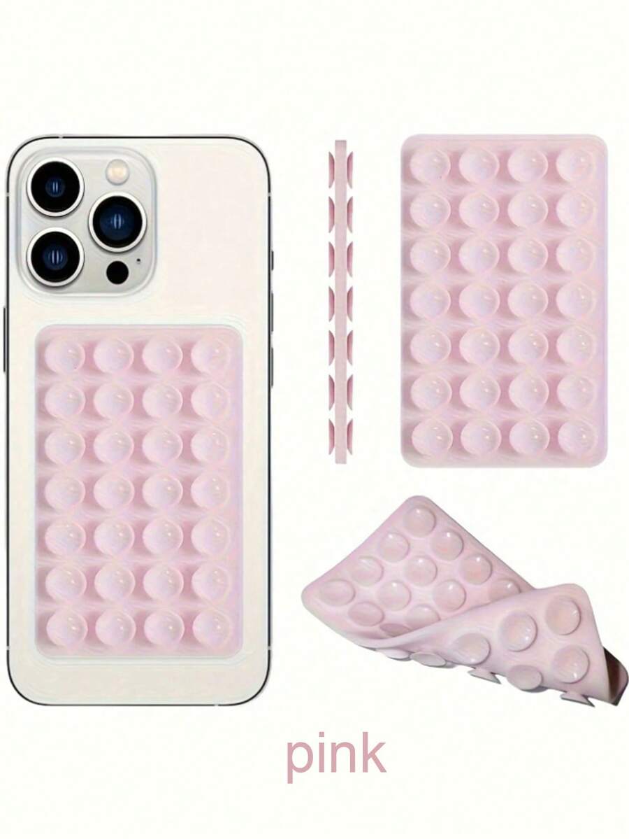 1 Piece 28-Piece Silicone Suction Cup Phone Holder - For Selfies And Videos, Strong Grip, Compatible With IPhone And Android - Sticky Silicone Holder, Suitable For Makeup Use, Ideal Video Recording And Photography Tool,For School Supplies,Back To School - Multicolor - View 1