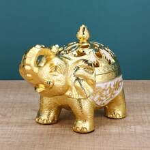 1件大象形香炉，适合客厅、门厅、餐桌、茶几等家居装饰。适用于瑜伽、香薰、家居装饰 - 彩色 - 查看 7