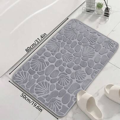 1pc Soft Area Rug, Absorbent Quick-Dry Kitchen Floor Carpet, Non-Slip Entrance Doorway Rug, Comfortable Memory Foam Cushion Bathroom Mat, Pet Pad, Suitable For Bathroom, Bedroom, Kitchen, Living Room, Hallway, Home Decor, Bath Mat | Decorative Rug | Soft Rug, Bathroom Mat