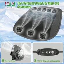Universal Cooling Golf Cart Seat Cover Ventilated Seat Cushion With Fan Summer Breathable Cooling Seat Cushion 3 Wind - Multicolor - View 3