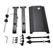 Motorcycle Rim Tire Wheel Balancer Balancing Spin Statics Adjusting Stand Black