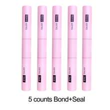 Waloshow Bond und Versiegeln, Entferner, 10ml Einzelwimpern Kleber und Versiegeln, Wimpernapplikator, 2 in 1 Cluster Bond und Versiegeln, Wimpernbürste, Kleber für Cluster Wimpern, Wimpernkleber, Pinzette, Bond für Cluster, Wimpern Bond & Versiegeln, Wimpernkleber, Wimpern Cluster Werkzeuge, Wimpernverlängerungswerkzeug, Wimpern Werkzeugsatz Wimpern Cluster Kit, Wimpern, Künstliche Wimpern