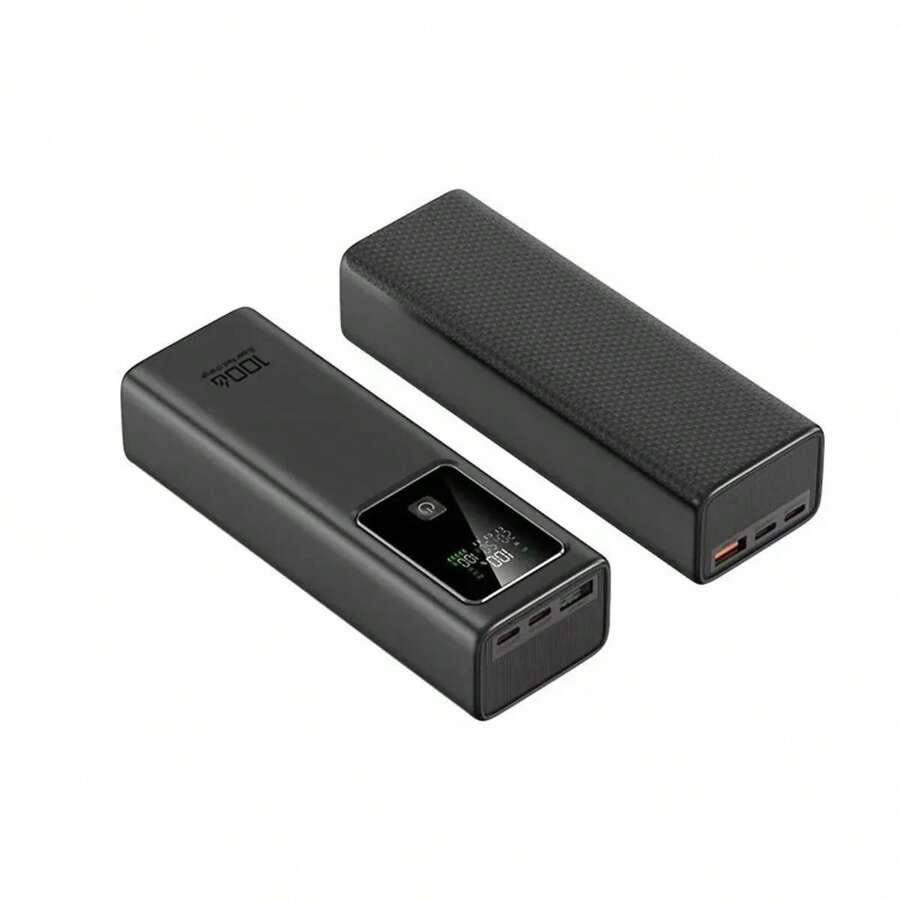 Cargador PowerBank Klack, Batería Externa de Carga Súper Rápida de 20.000 mAH y 100W - Envío desde España - Negro - Ver 1