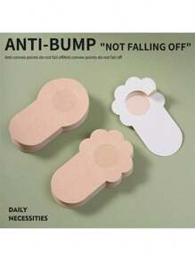 5 pares de cinta adhesiva desechable para levantar el busto, cubiertas para pezones antidescolgamiento de tela no tejida con efecto push-up para mujeres con busto grande y talla grande, sexy, antirreflejo y antiembarazo