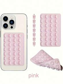 1 Piece 28-Piece Silicone Suction Cup Phone Holder - For Selfies And Videos, Strong Grip, Compatible With IPhone And Android - Sticky Silicone Holder, Suitable For Makeup Use, Ideal Video Recording And Photography Tool,For School Supplies,Back To School - Multicolor - View 12