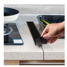 1/2pcs Stove Counter Cover Kitchen Seal, Stove Top Seal, Organic Silicon High Temperature Resistant Kitchen Gap Strip, Oil And Dirt Resistant Gas Stove Gap Soft Sealing Strip Silicone Gap Plug Kitchen Stove Counter Gap Cover - Flexible Stove Space Filler - Multicolor - View 10