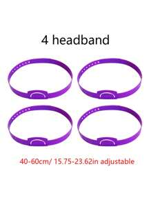 BELLKIDS 6 szt. wkładanych opasek na głowę, 6 kolorów, regulowana opaska, interaktywne gry, kolorowe narzędzia edukacyjne, gry edukacyjne, odpowiednie do klas, rekwizyty do gier imprezowych.