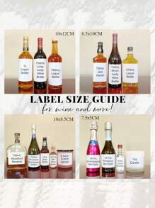 5PCS Any Sizes Custom Wine Bottle Labels – Waterproof Personalized Text Stickers For Weddings, Bridal Showers, Newlyweds, Couples, Special Events & Festive Gatherings Bridesmaid Champagne Labels, Maid Of Honor, Wedding Party Proposal