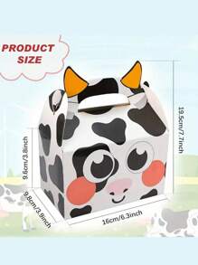 24 pièces Sacs-cadeaux thème animaux de ferme, boîtes-cadeaux créatives thème animaux, emballage en papier réutilisable, convient pour les cadeaux de fête, anniversaires, Noël, décorations de mariage, adapté aux fêtes d'anniversaire et célébrations