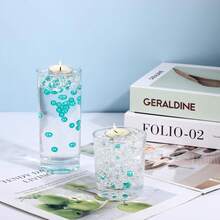 110,000 piezas de perlas de gel de agua para jarrones, perlas de agua transparentes, perlas de gel de agua para rellenar jarrones, relleno de jarrones para velas, centros de mesa de boda, arreglos florales, decoraciones del hogar, decoraciones navideñas - transparente - Ver 4