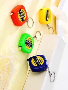Mini 1 Meter Small Tape Measure Gift Ruler 1 Meter Steel Tape Measure Keychain Tape Measure Pull Ruler Portable Box Ruler 1M Measureme - Multicolor - View 9