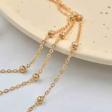 1/2pcs Japanese And Korean Ins Style Multi-Layer Pearl Chain Ladies Finger Chain Foot Chain