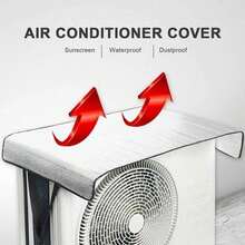 1/2/3pcs Air Conditioner Outdoor Unit Insulation Pad, Waterproof Sunshade Cover, Aluminum Foil Heat Insulation Sunscreen - Multicolor - View 4